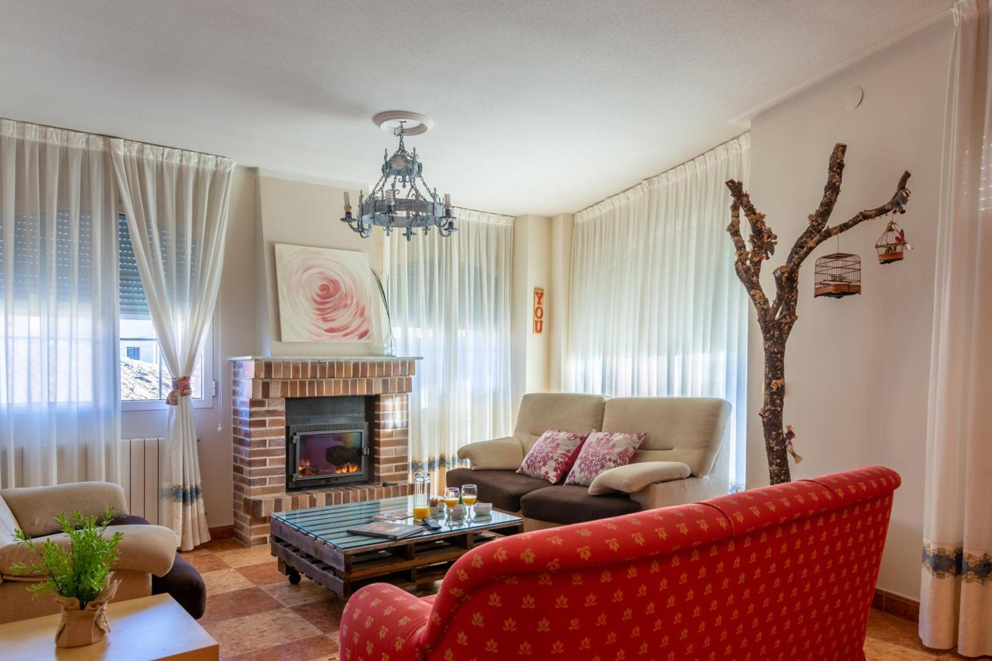 Gran Con Chimenea A 55 Min De Madrid Confort, Calidad & Wifi Free Segovia